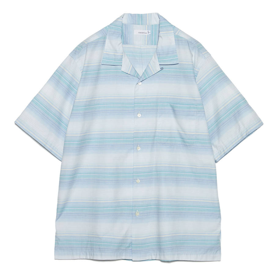 Nanamica SS26 Open Collar Pique S/S Shirt Unisex