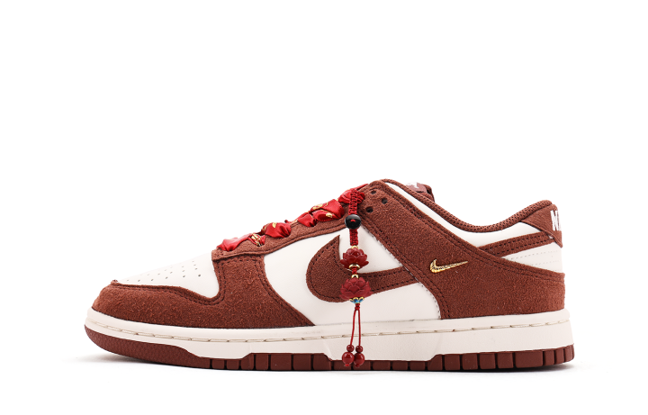Nike Nike Dunk Leather Low top Skateboard Shoes Unisex Red White