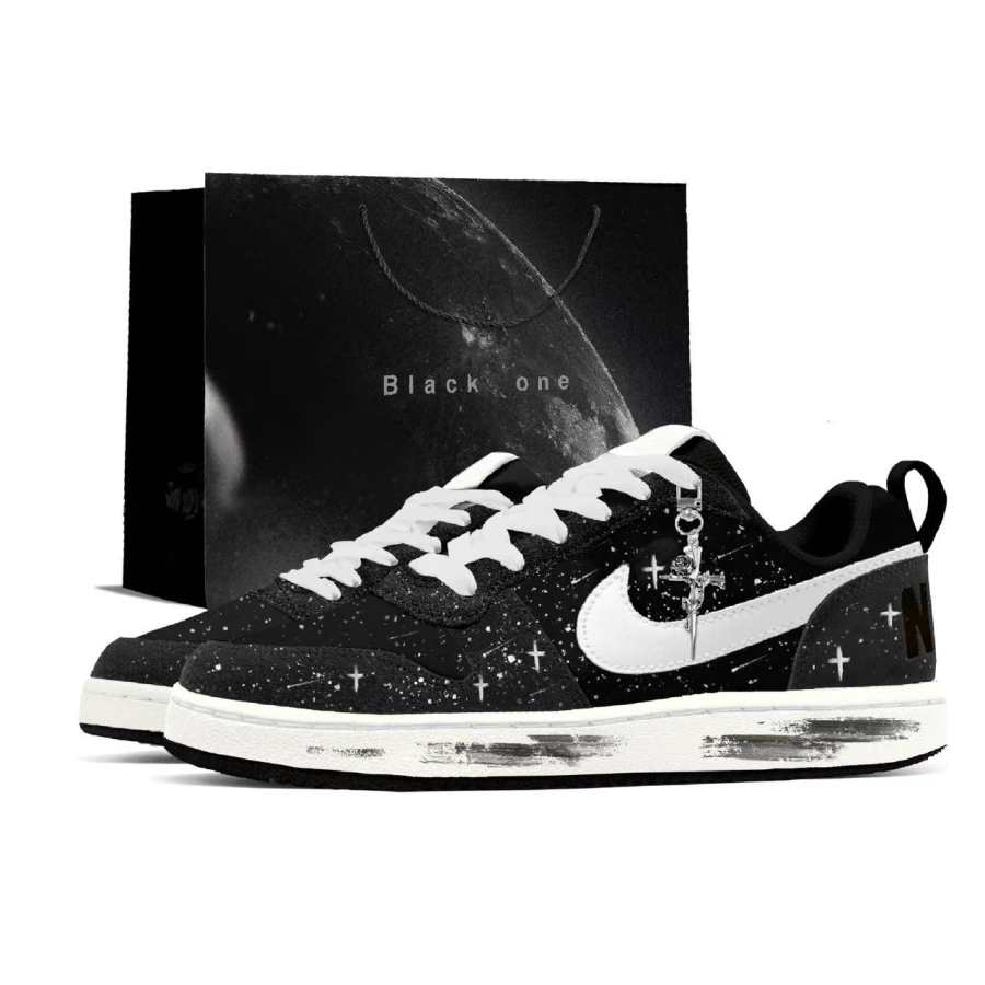 Nike Nike Court Borough Baby's Breath, Trendy Suede, Textile Thermal Slip Resistant Waterproof Cushioning Abrasion Resistant