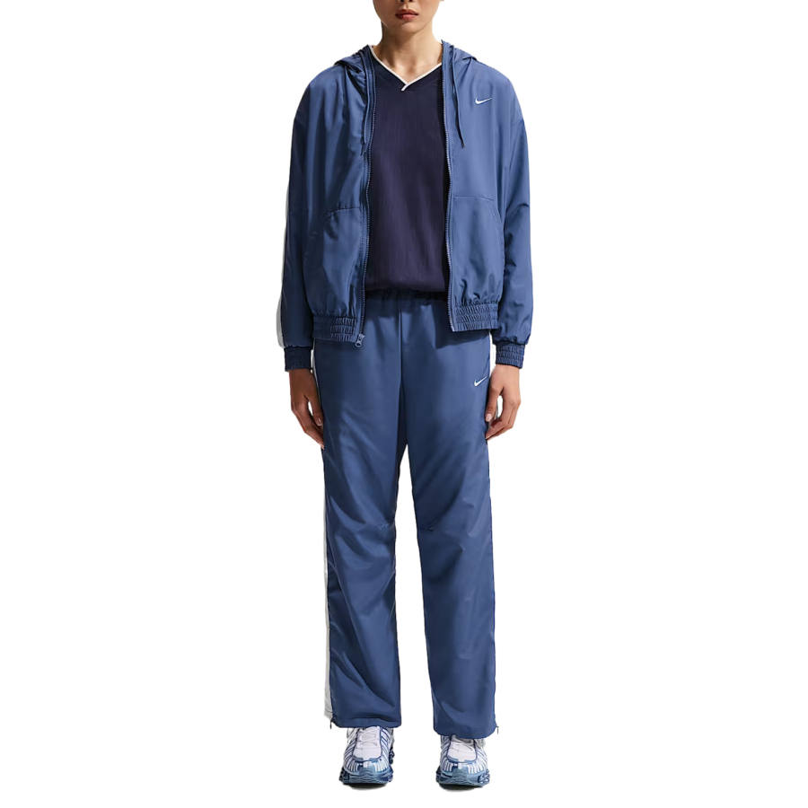 Nike Nike Sportswear Jackets Women's Mysterious Marine Blue/White/Sail White Hooded Moderate Other