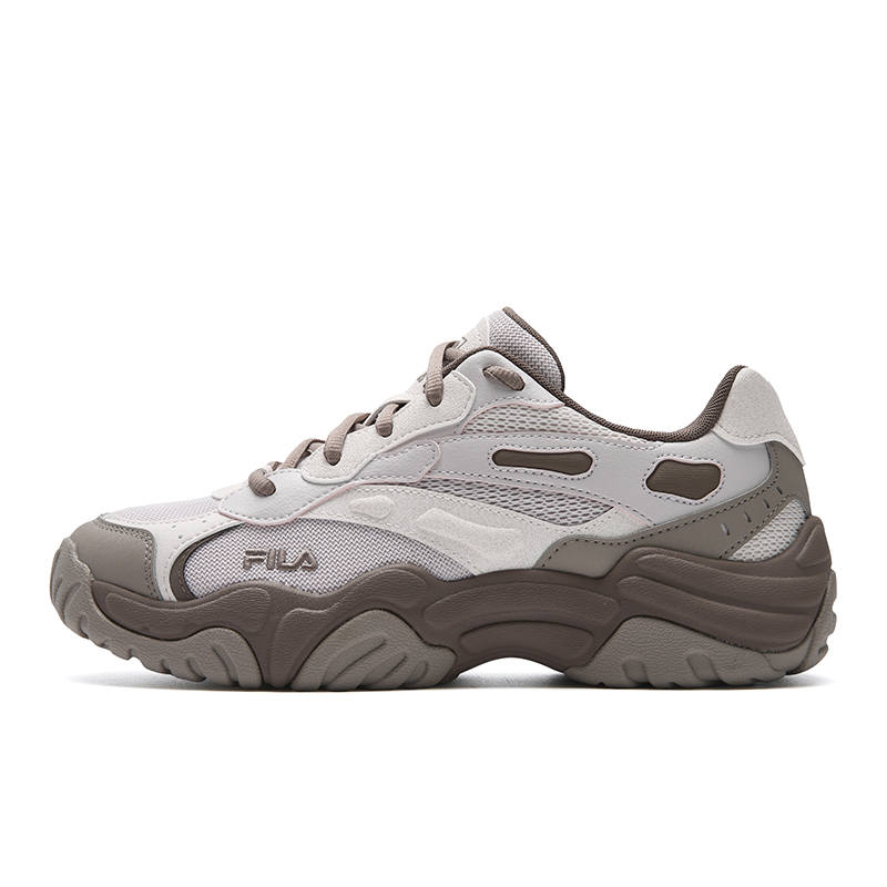 FILA KORAL Low top Chunky Sneakers Women's Light Gray Purple Pink