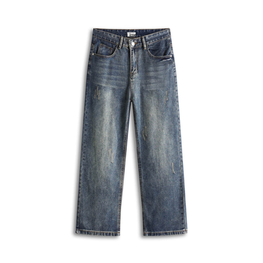Izzue Izzue Jeans Unisex Moderate Straight Fit Pants