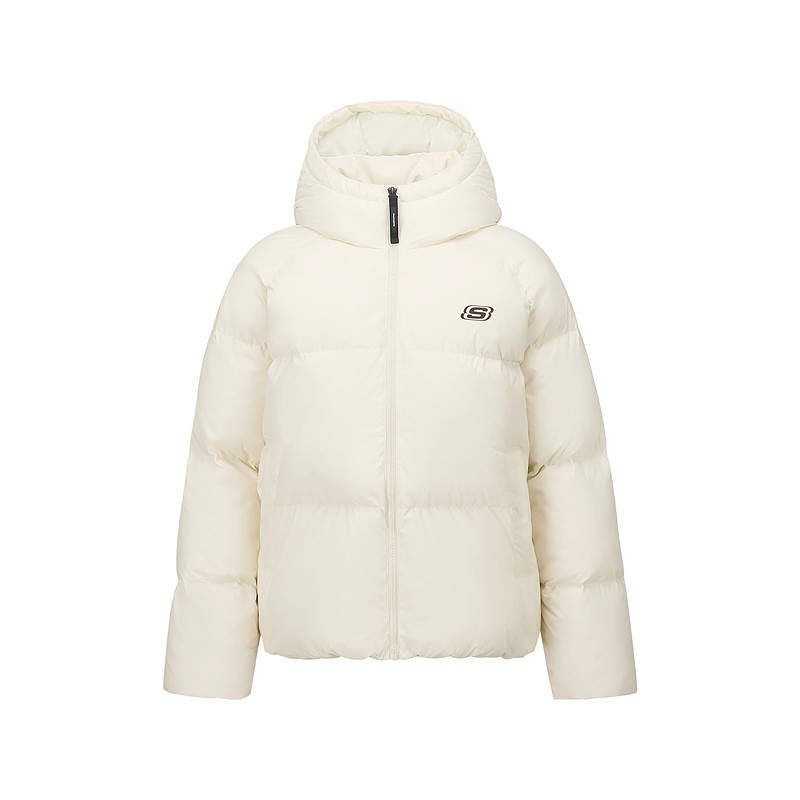Skechers Down Jackets Women's Marshmallow White 0074 Moderate