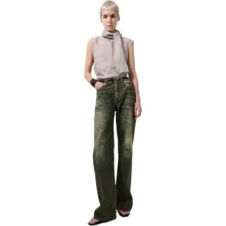 Our Legacy Aurora-Print Straight Leg Jeans