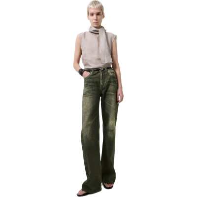 Our Legacy Aurora-Print Straight Leg Jeans