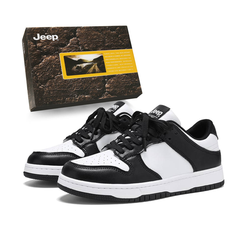 Jeep Cushioning Abrasion Resistant Balance Low top Skateboard Shoes Men's