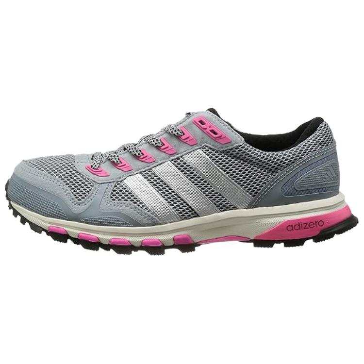 Adidas Adidas Adizero Rebound And Breathable Running Shoes Women's Gray Pink