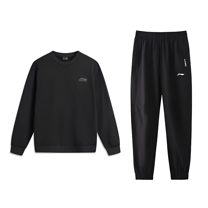 Li-Ning Li Ning Casual Sportswear Unisex Black+Black
