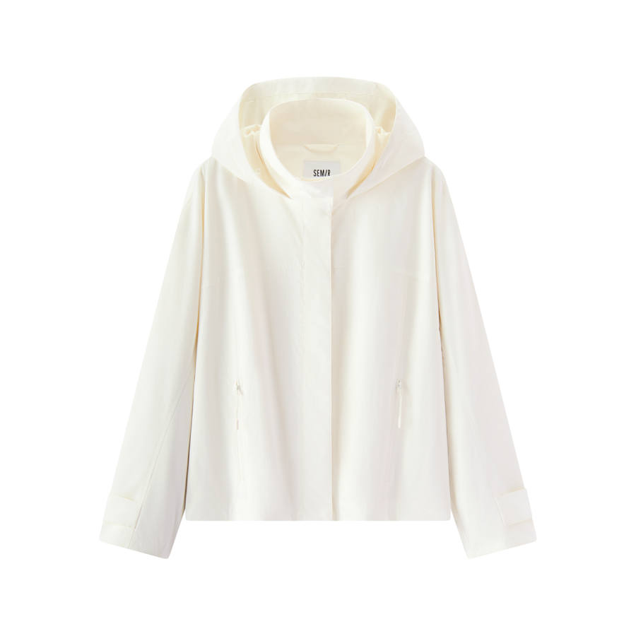 Semir Mall Same Style Women's Apparel Jackets Women's Hooded Moderate Other