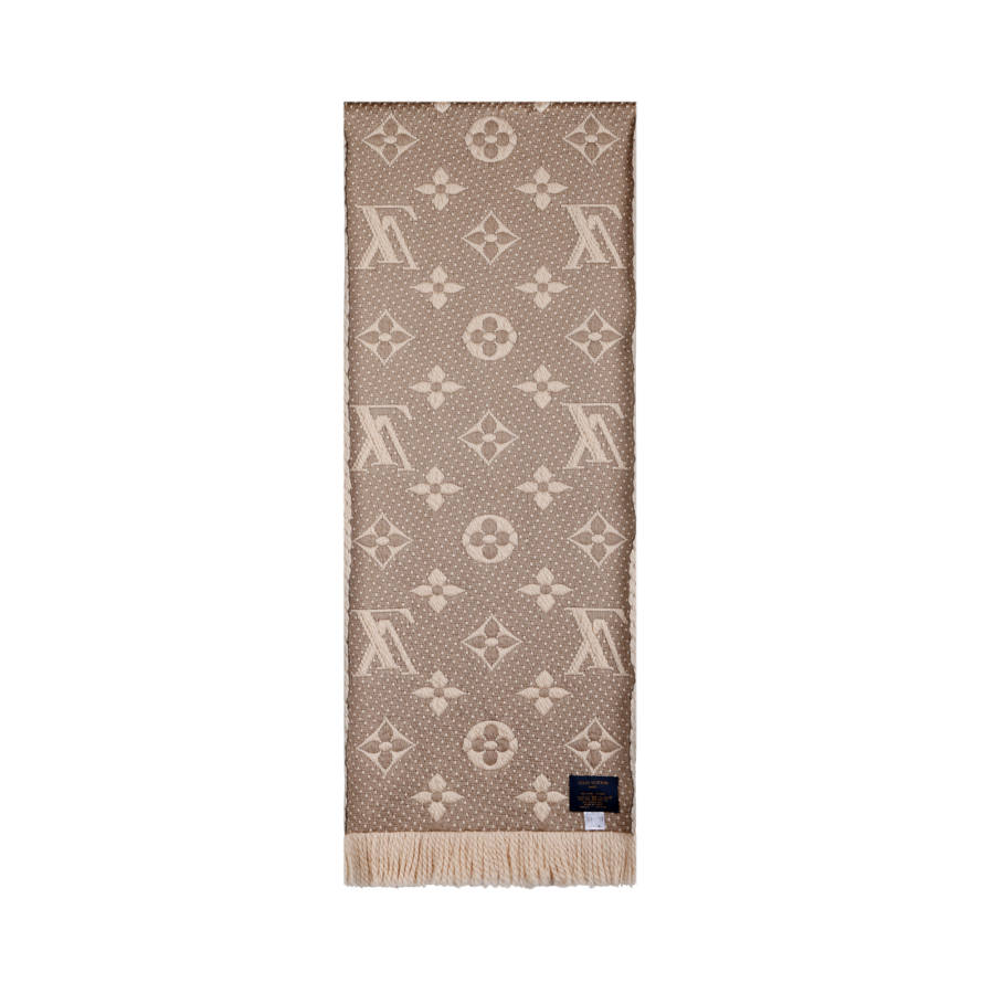 LOUIS VUITTON LOUIS VUITTON Pre Owned 2019 Monogrammed Fringed Scarf