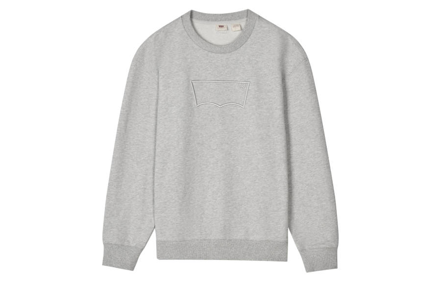 Levis Levis Sweatshirts Unisex Gray Crew Neck Moderate