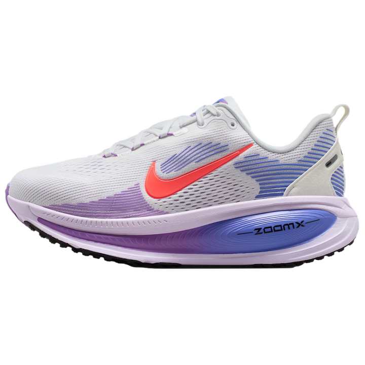 Nike Nike Vomero 18 Comfortable Breathable Support Breathable Support Training Running Shoes Women's White Purple Extra Wide