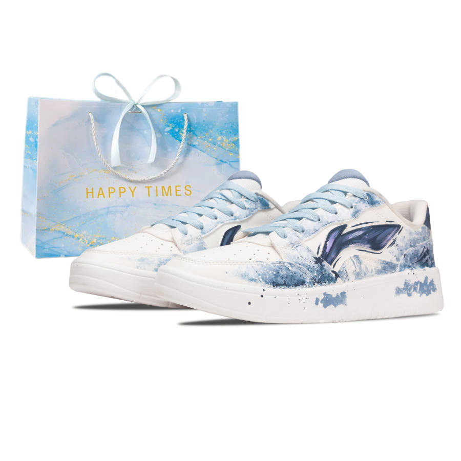 Li-Ning Li Ning Sycee Starry Ink Journey, Spacious Space, Shopping Bag Slip Resistant Abrasion Resistant Low top