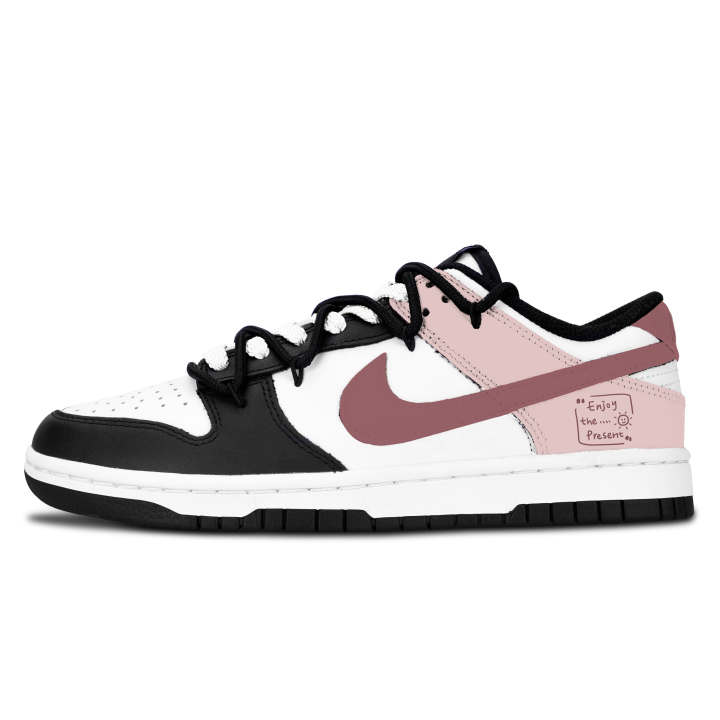 Nike Nike Dunk Black White, Soft And Gentle Moments Leather Slip Resistant Abrasion Resistant