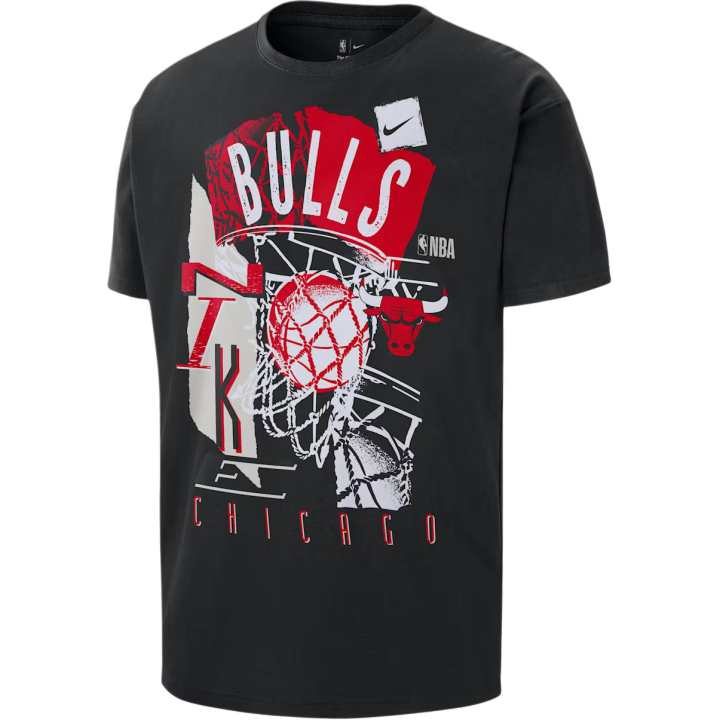 Nike Nike NBA T Shirts Men's Black Crew Neck