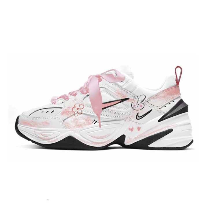 Nike Nike M2K Tekno Peach Pink Bunny, Girlish Charm, Youth Synthetic Leather Thermal Lightweight Thermal Lightweight Low top