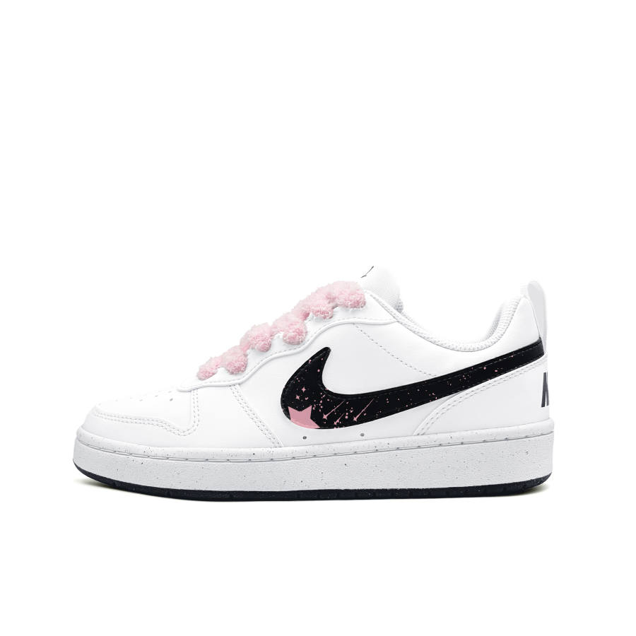 Nike Nike Court Borough Stars In The Sky Synthetic Leather Abrasion Resistant Abrasion Resistant Low top Skateboard Shoes