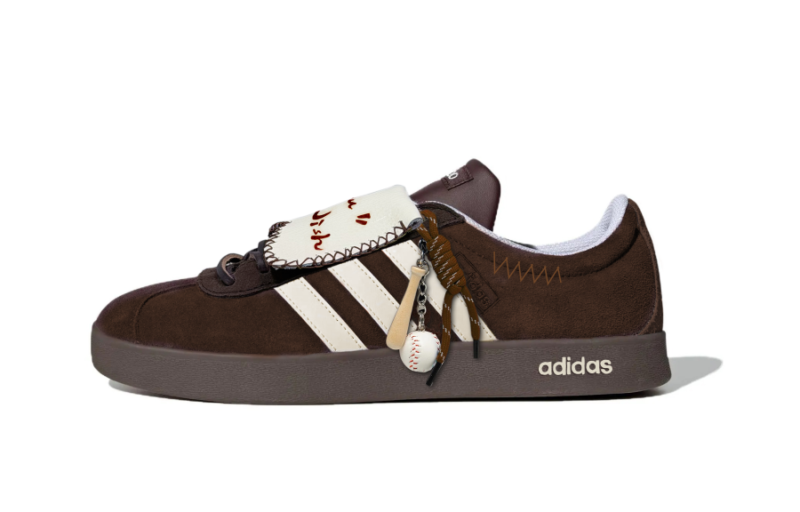 Adidas Adidas VL COURT 2.0 Cherry Bomb, As You Wish Low top German Army Trainers Unisex Brown