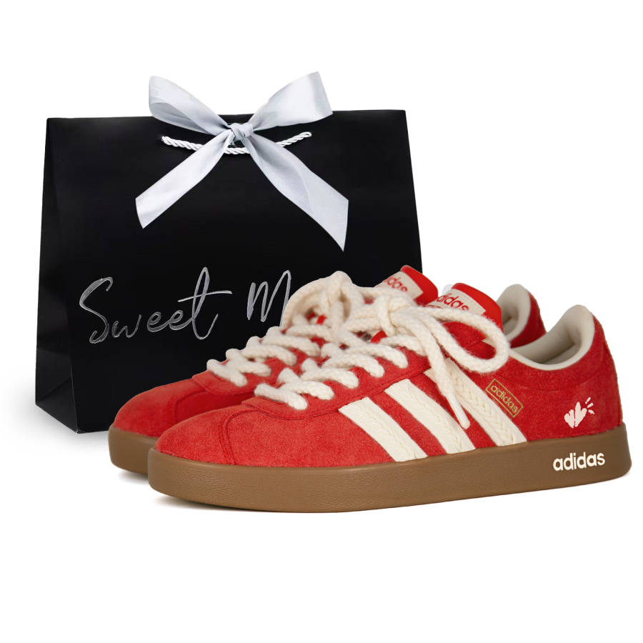 Adidas Adidas Vl Court Classic Warm, Warm Fleece Ball, Woven Abrasion Resistant Abrasion Resistant Low top Skateboard Shoes
