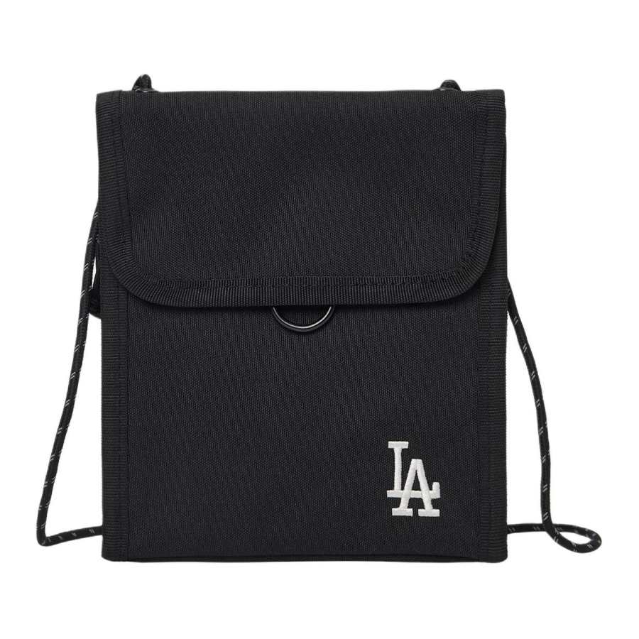 New Era Fabric Shoulder Bag Unisex Black