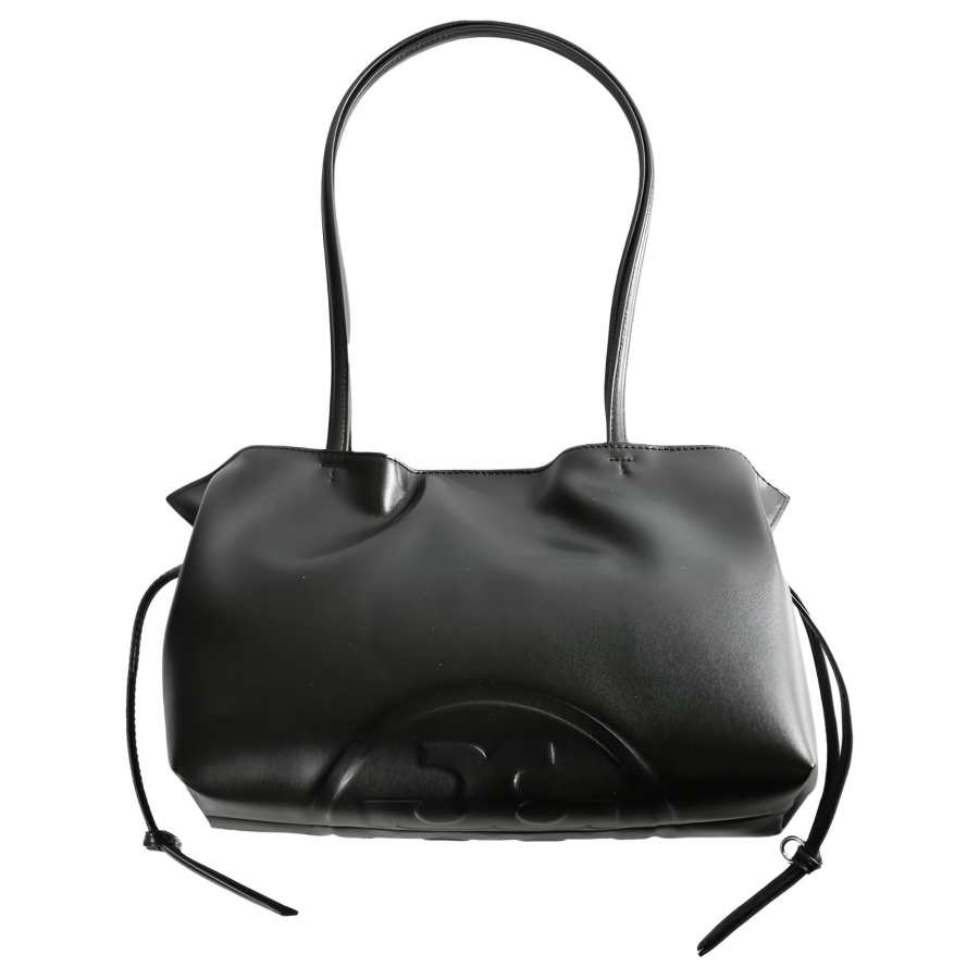 TORY BURCH Ella Artificial Leather Handbag Small Women's Black