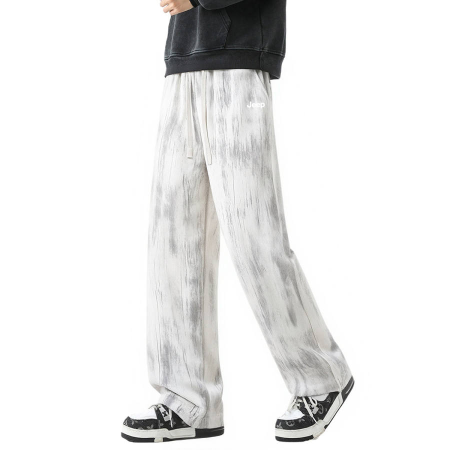 Jeep Casual Pants Unisex Thin Straight Fit Pants