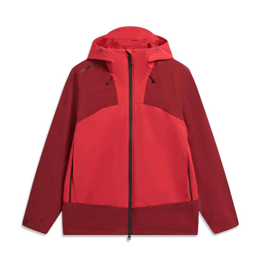Li-Ning Li Ning Outdoor CF Tracing Lonker 3 in 1, Detachable Fleece Lined Thermal Water Repellent Versatile Sports Trench Coat