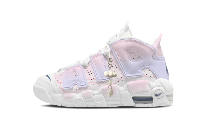 Nike Nike Air More Uptempo GS Phantom Bubbles Cushioning Abrasion Resistant Slip Resistant