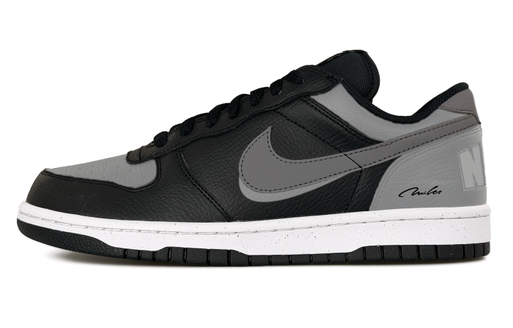 Nike Nike Big Abrasion Resistant Breathable Low top Skateboard Shoes Men's Gray