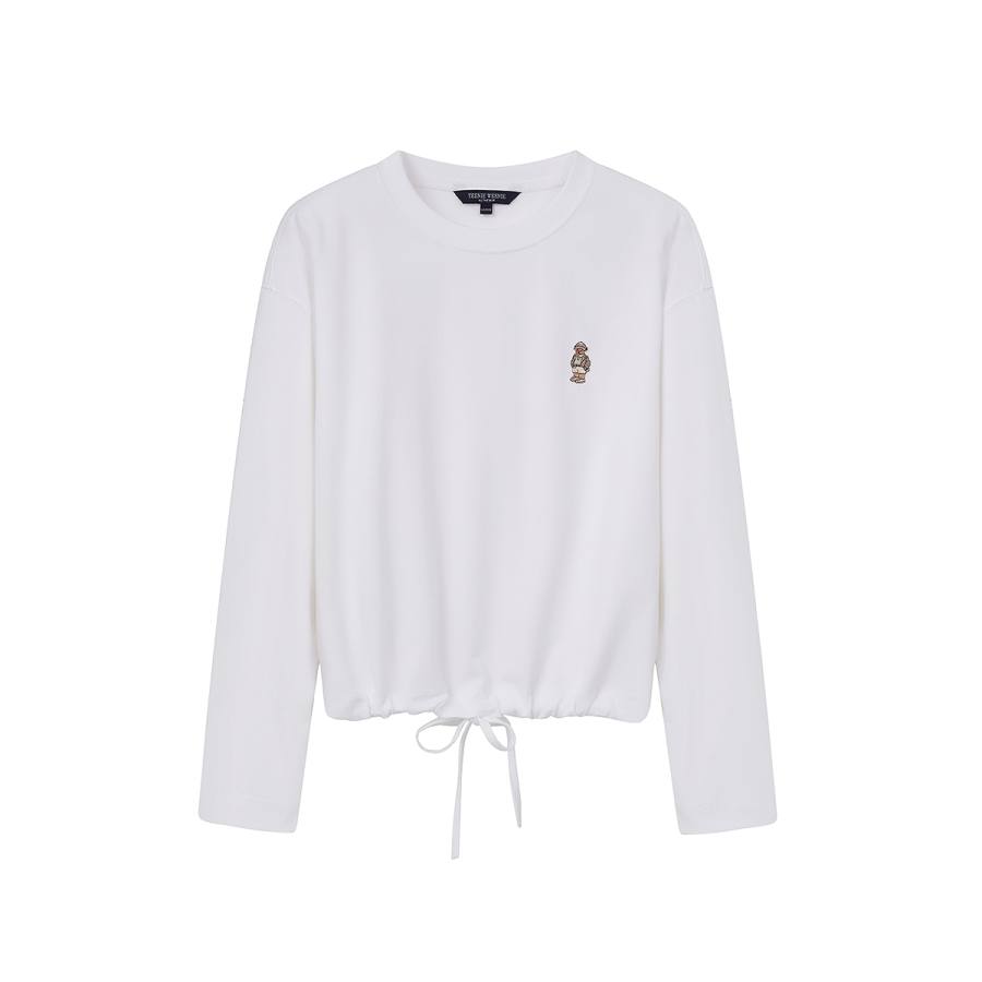 Teenie Weenie T Shirts Women's Crew Neck Moderate Straight Fit