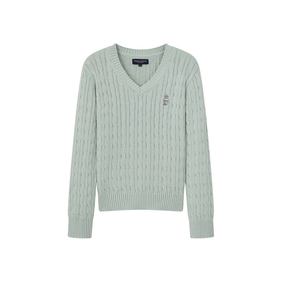 Teenie Weenie Knitwear Women's V Neck Moderate Other