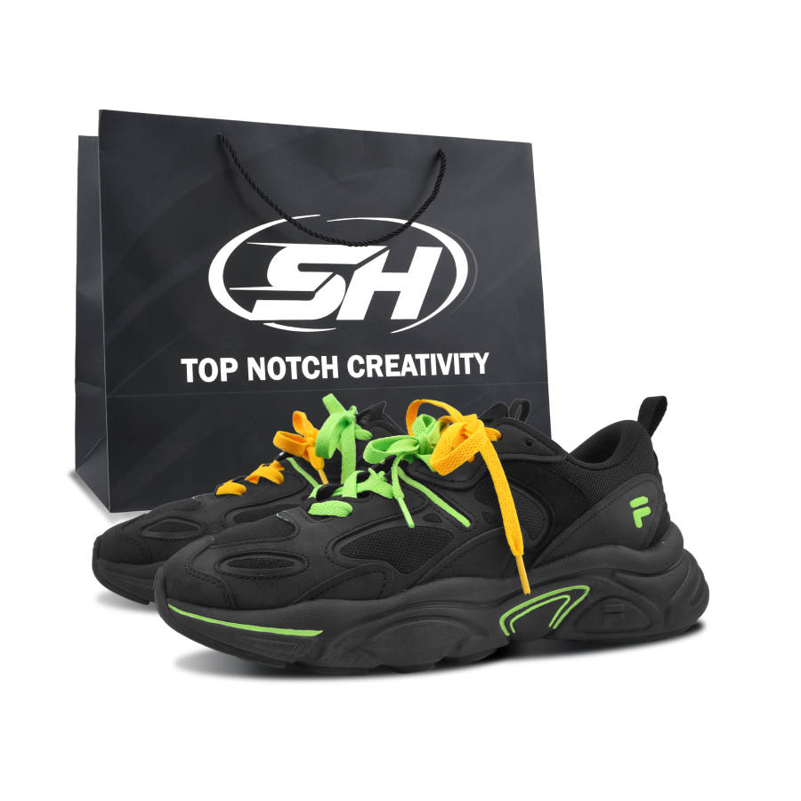 FILA Mars 2 Willow Yellow Sunshine, Special Shopping Bag Synthetic Leather, Mesh