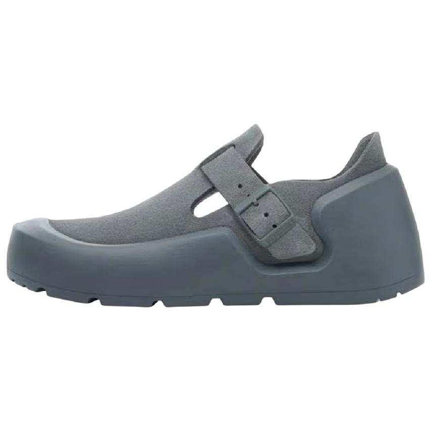 Birkenstock Reykjavik Suede Low top Casual Shoes Unisex Limestone Gray Narrow