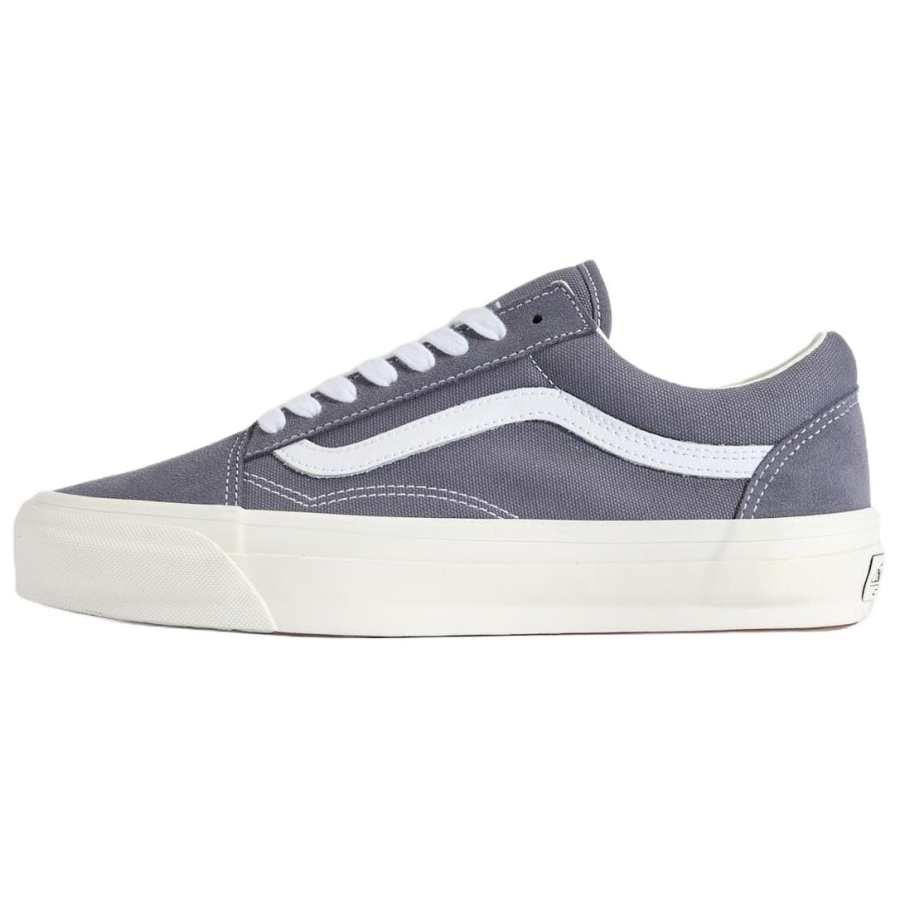 Vans Premium Old Skool Suede Comfortable Skateboard Shoes Unisex Gray