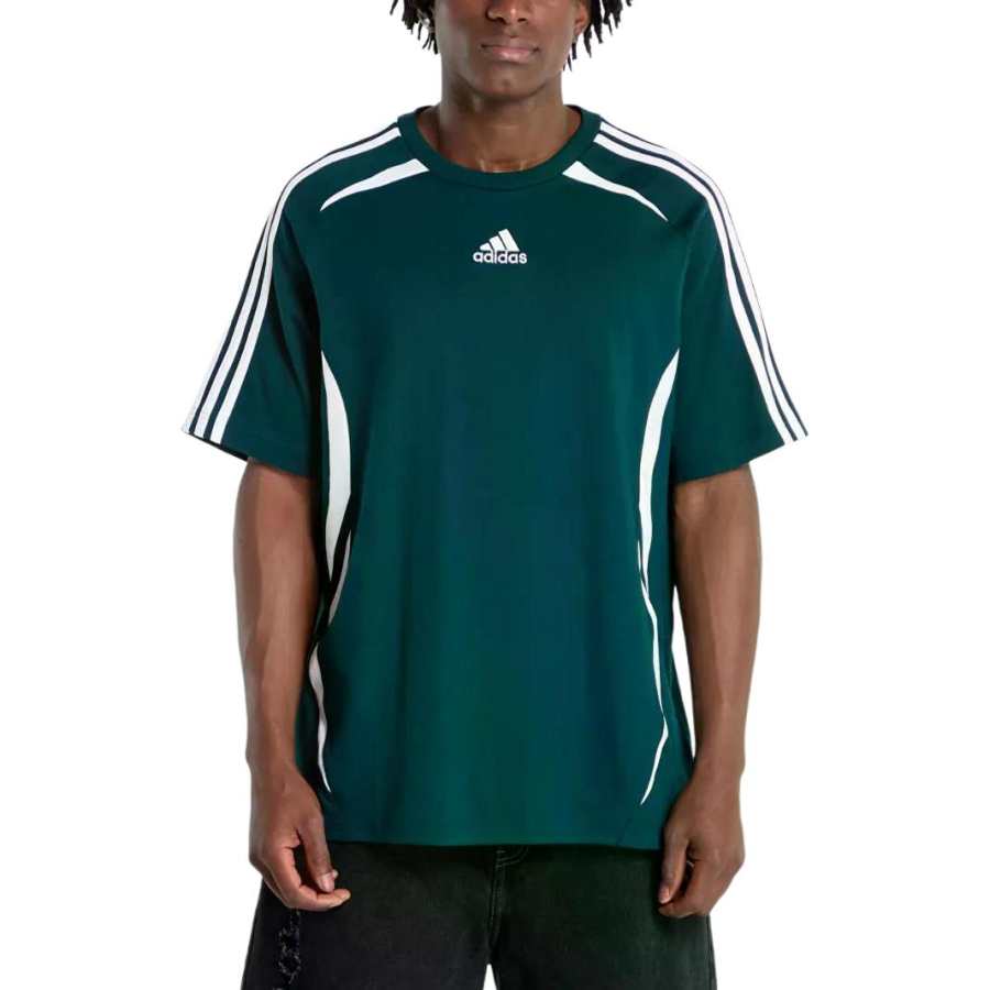 Adidas Adidas Teamgeist striped cotton T-shirt
