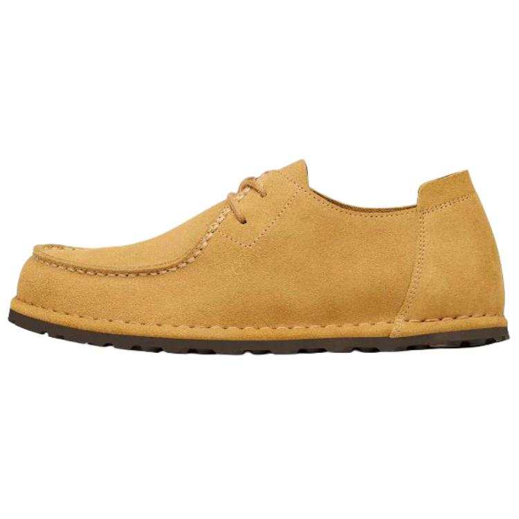 Birkenstock Utti Suede Low top Casual Shoes Unisex Brown Regular Loose Fit