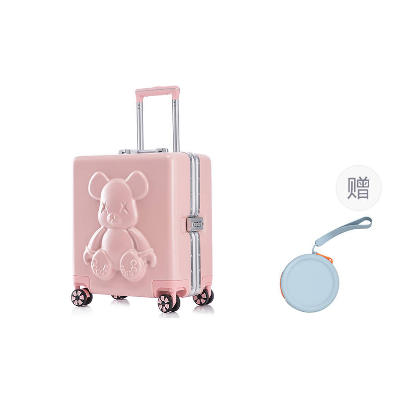 MILOOKY ABS+PC Trolley Bag 18 Inch Unisex Multicolor