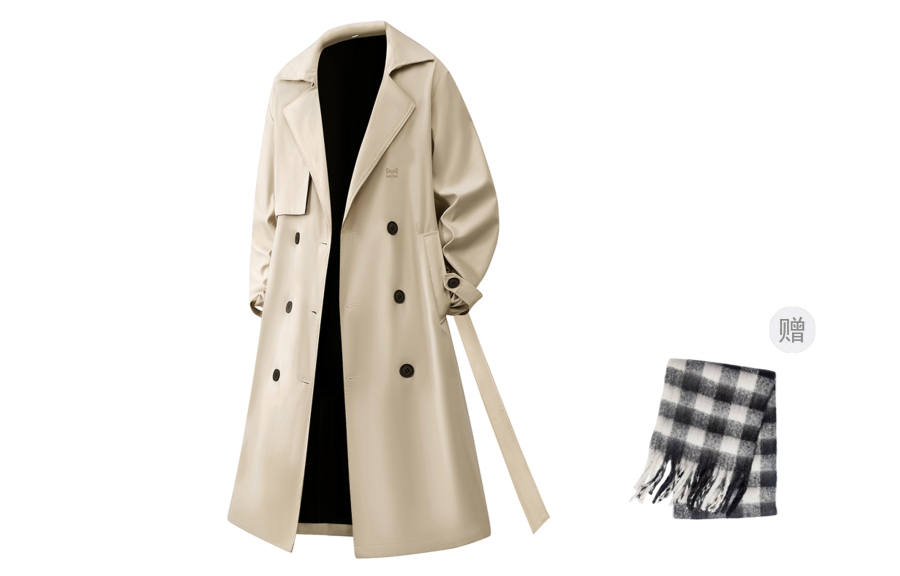 MIIOW Trend Party Series Trench Coat Unisex