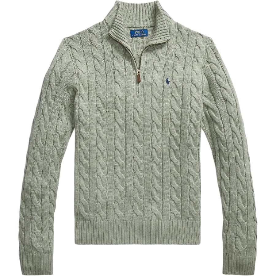 Polo Ralph Lauren cable-knit half-zip pullover