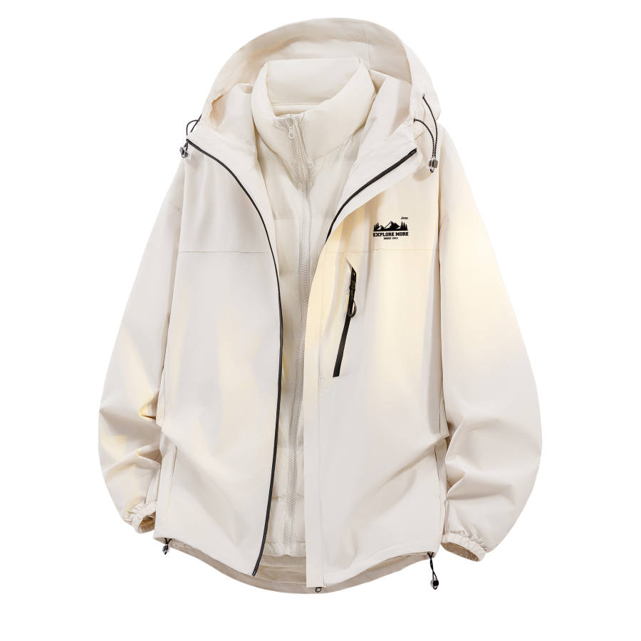 Jeep Jeep Down Jackets Unisex Hooded Thickened