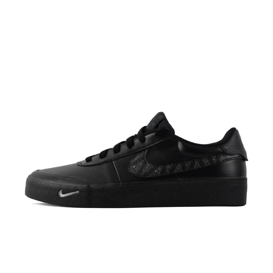 Nike Nike Court Shot Classic Vintage, Street Style Low top Skateboard Shoes Men's Black White