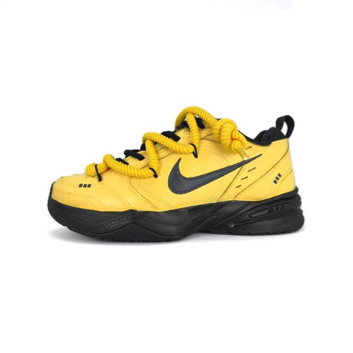 Nike Nike Air Monarch 4 Wear resistant And Lightweight Low top Chunky Sneakers Unisex Yellow