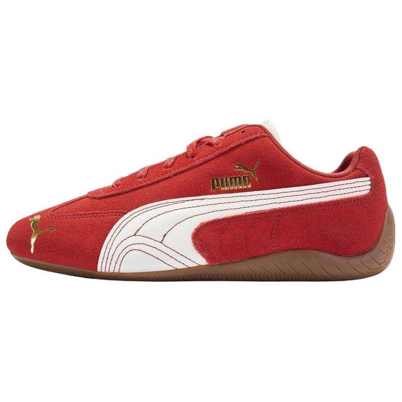 PUMA Speedcat Cow Split Leather Casual Shoes Unisex Red