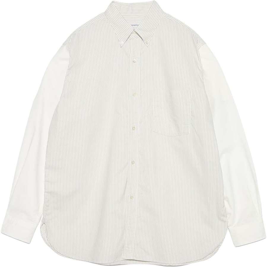 Nanamica SS26 Button Down Stripe Storm Shirt Men's