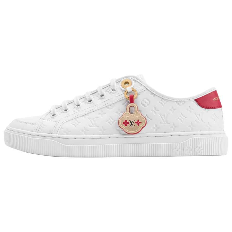 LOUIS VUITTON Lagoon Low top Skateboard Shoes Women's White