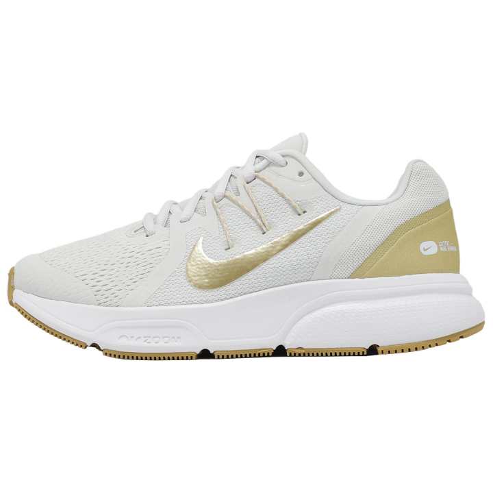 Nike Nike Zoom Span 3 Comfortable Breathable Support Training Running Shoes Women's White Gold