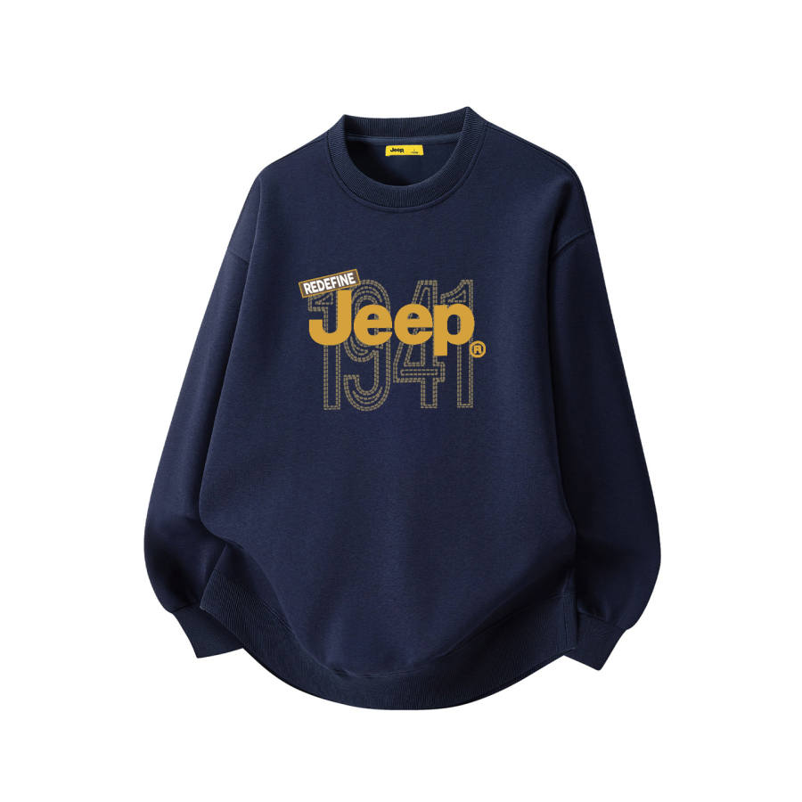 Jeep Sweatshirts Unisex Crew Neck Moderate Heavyweight