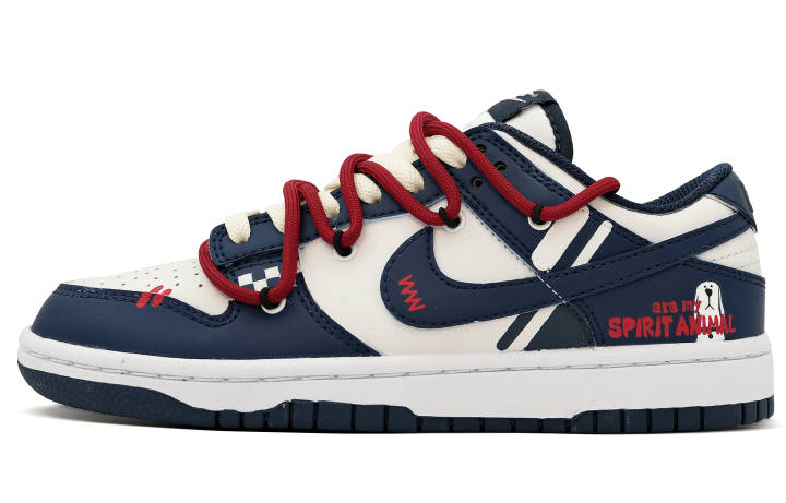 Nike Nike Dunk Low top Skateboard Shoes Unisex Navy Blue