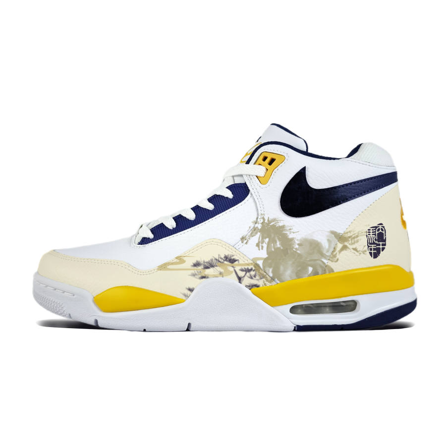 Nike Nike Flight Legacy Ten Thousand Horses Galloping Abrasion Resistant Vintage Basketball Shoes Unisex