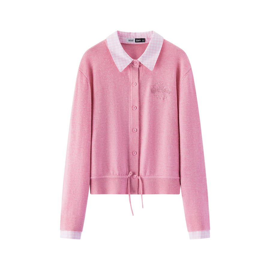 Semir Mall Same Style Women's Apparel Knitted Fabric Cardigan Women's